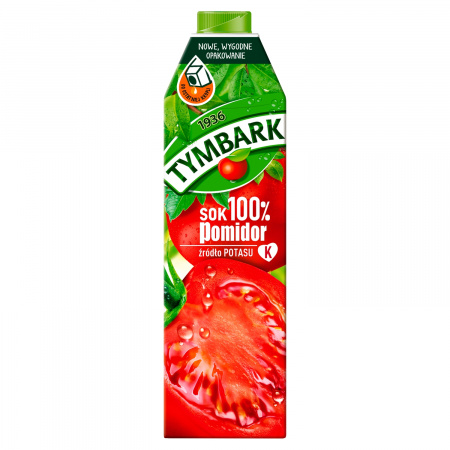 Tymbark Sok 100% pomidor 1 l