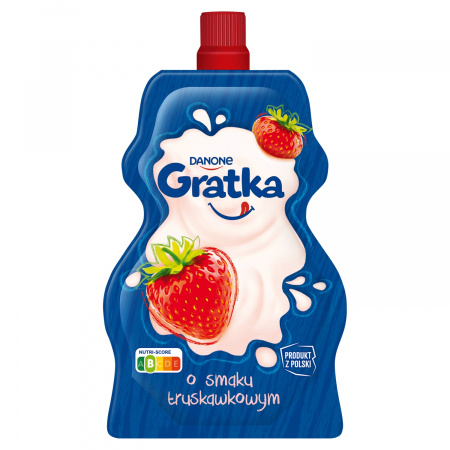 Gratka Deser mleczny o smaku truskawkowym 65 g