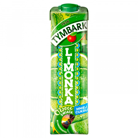 Tymbark Owoce Świata Napój wieloowocowy limonka 1 l