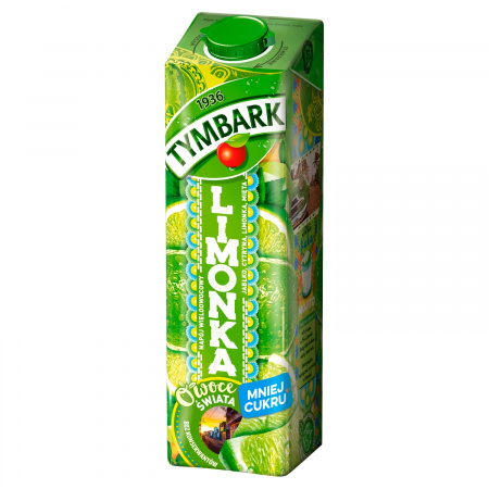 Tymbark Owoce Świata Napój wieloowocowy limonka 1 l