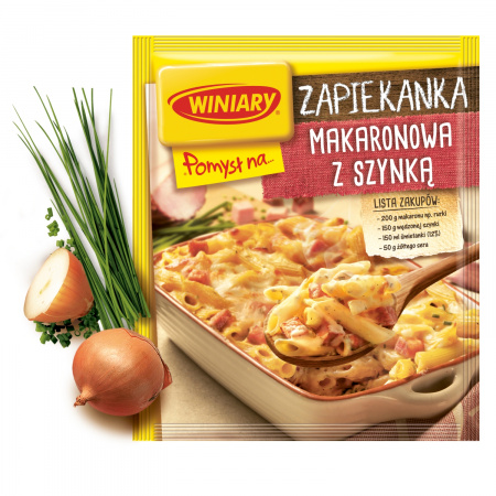 Winiary Pomysł na... Zapiekanka makaronowa z szynką 35 g