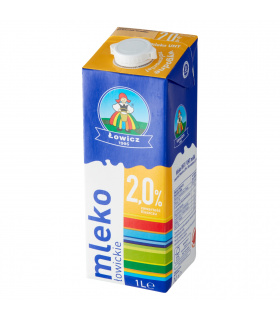 Łowicz Mleko łowickie UHT 2,0% 1 l