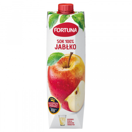 Fortuna Sok 100% jabłko 1 l