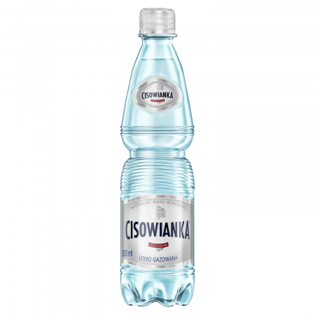 Cisowianka Naturalna woda mineralna lekko gazowana niskosodowa 500 ml