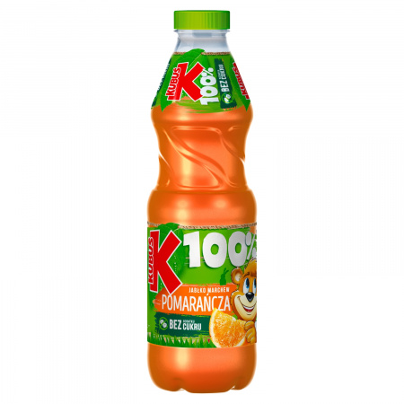 Kubuś 100% Sok jabłko marchew pomarańcza 850 ml