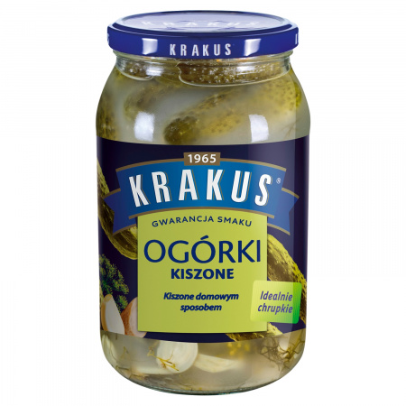 Krakus Ogórki kiszone 860 g